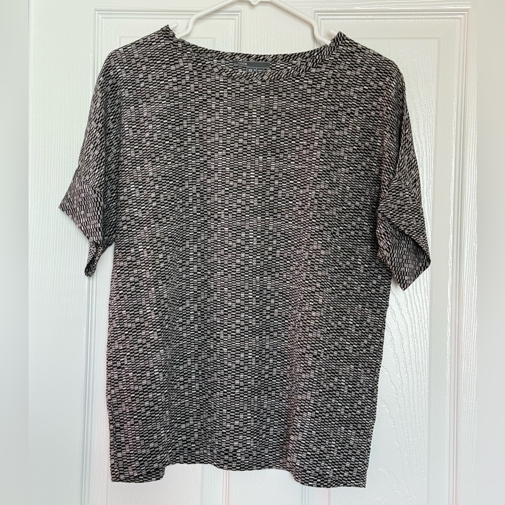 Vince Monochrome Short Sleeve Tee